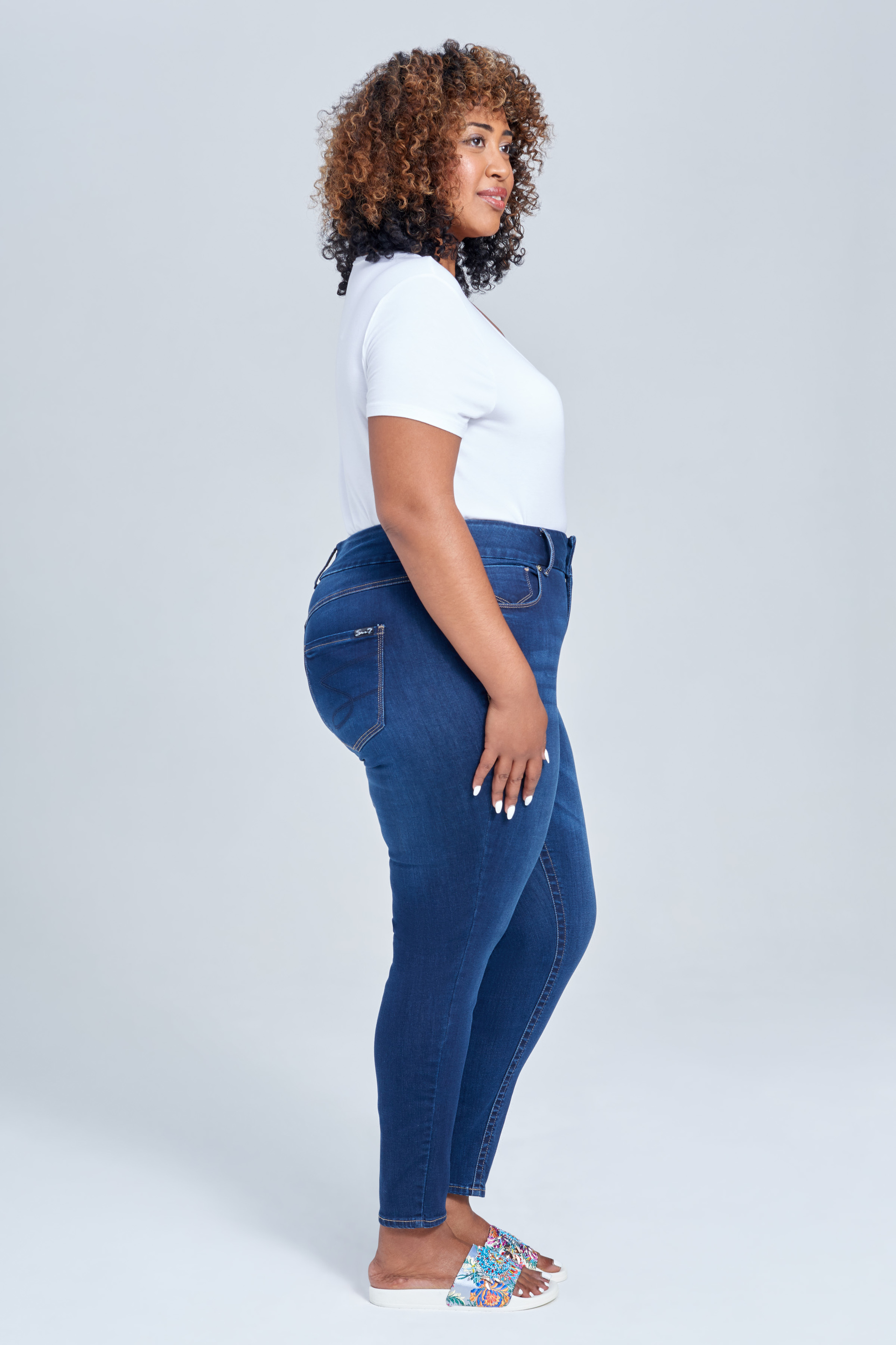 Mid Rise Tummyless Skinny Jean at Seven7 Jeans